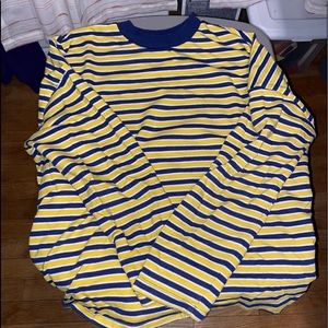 Blue and Yellow crewneck sweater